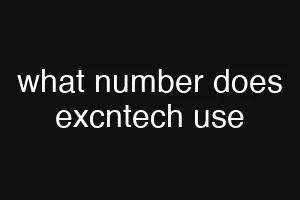 what number does excntech use